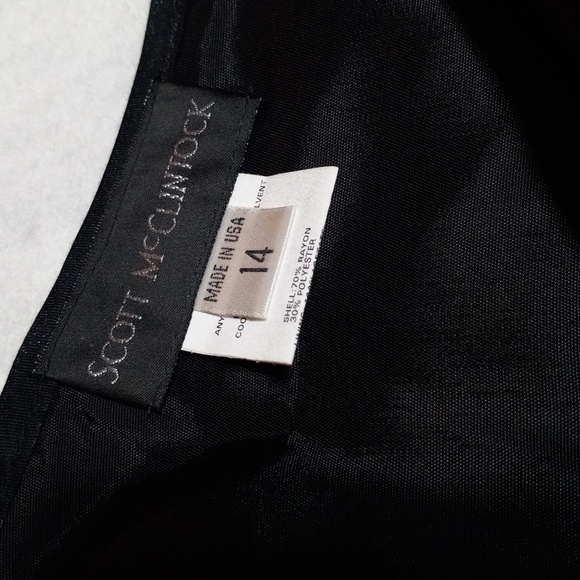 Vintage Scott McClintock Black Maxi Skirt & Cachet Blouse Silver Set - Picture 11 of 14